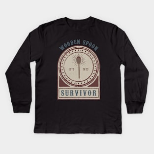 Wooden Spoon Survivor Kids Long Sleeve T-Shirt